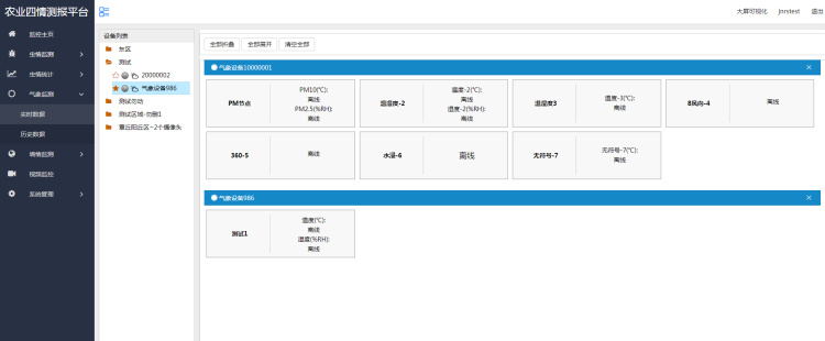 Intelligent Agriculture Four Situation Monitoring System