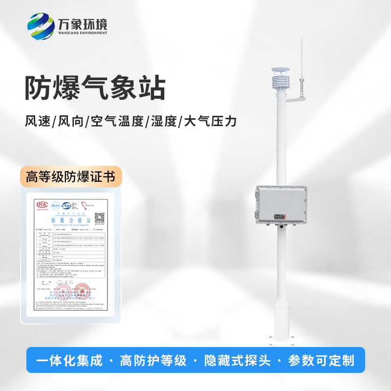 Explosion-proof monitoring system - a weather station with high safety